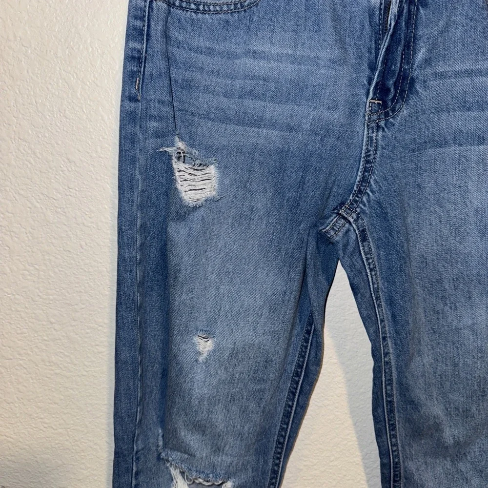 Sincerely Jules Jeans  Distressed  Womens Size 1/25 High Rise Straight Leg